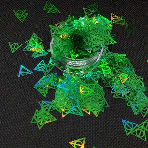 Stock of PET-Friendly Harry and Potter Triangle Glitter in Eco-Friendly Material