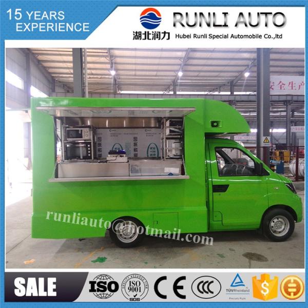 Custom Logo RHD Mobile Fast Food Truck In Malaysia Euro4 Emission Standard
