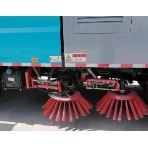 4x2 Street Sweeper Truck Road 6 Wheelers Blue Vacuum Cleaning