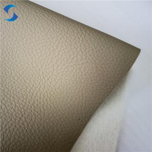 Soft And Flexible Synthetic Leather Fabric With 100% Polyester Non Woven Backing