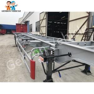 20ft Container Transport 2 Axles 16T Skeleton Semi Trailer