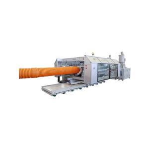 Dual Wall Corrugated Pipe Making Machine For Pipe Diameter 90MM - 630MM