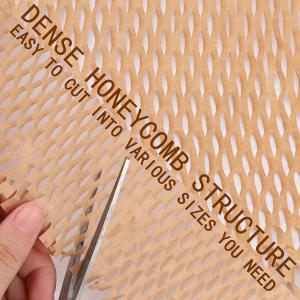 80gram Kraft 38CM*100M Honeycomb Packaging Paper Eco Friendly