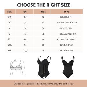 Adults Hexin Custom Shaper Back U Design Compression Shapewear With 5 Steel
