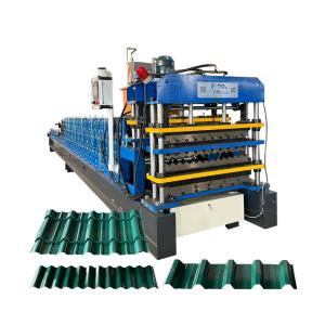 Delta Inverter Three Layer Roofing Steel Profile Roll Forming Machine For 0.25-0