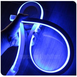 DC 12V led neon sign square tube light 16*16mm flat emitting surface blue IP68