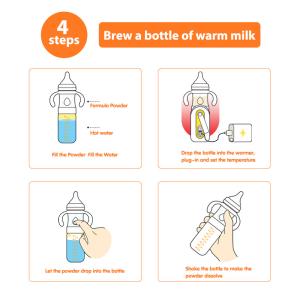 240ml Anti Colic Breast Milk Glass Storage Bottles PPSU Medium Flow