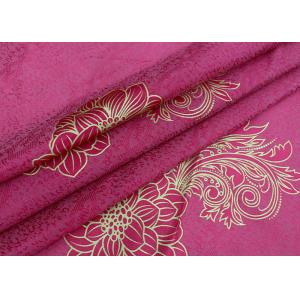 Custom Printed Mattress Ticking Tricot Knit Fabric 110gsm