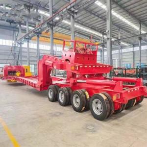 Lowboy Steering Extendable Tank Body Transporting Windmill Tower Section