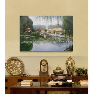 Hand Painted Claude Monet Oil Paintings Chinese Landscape Oil Paintings