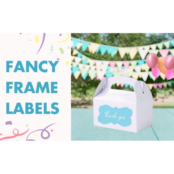 A+ Andaz Press Fancy Frame Labels