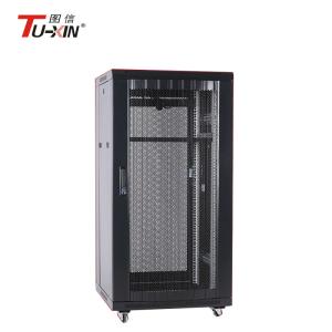 Communication Locking Network Cabinet 19 Inch 600mm * 600mm * 27U Fireproof