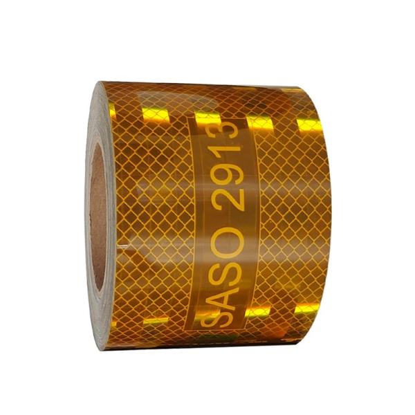 SASO 2913 Aluminized Reflective Tape Truck Reflective Sticker Saudi Arabria For Safety