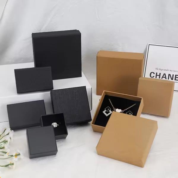 Buy Square Recyclable Gift Jewelry Packaging Customised With Foam Insert at wholesale prices
