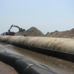 Customized Sludge Dewatering PP Woven Geotextile Bag Geotube Pipe High Toughness
