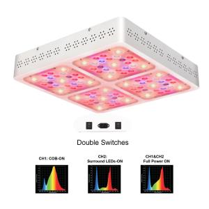 Super Penetration Greenhouse LED Grow Lights 400W High PAR Output