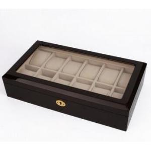 Quality 6 Watch Box With Lock for sale