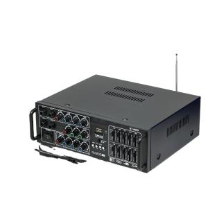 Quality BT-9999 2.0 Channel 300W Home &amp; Car Amplifier High-Power BT Wireless EQ Equalizer Dual-Use 12V/220V Metal Material Receiver for sale