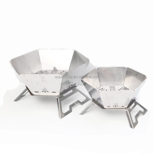 Buy Outdoor Camping Fire Pit BBQ Charcoal Campfire Stove with Scratch-Resistant Finish at wholesale prices