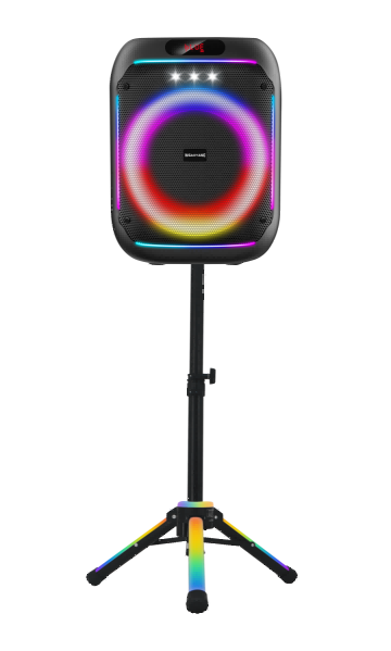 Buy Portable Party Speaker with Lithium Battery Dynamic Lighting and 8-inch Speaker for Powerful Outdoor Sound at wholesale prices