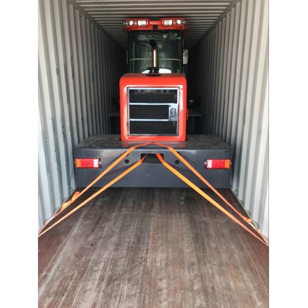 5.5ton 4 Wheel Drive Forklift , 25km/H All Terrain Telescopic Forklift