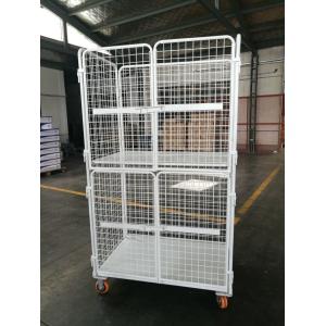 Quality Zinc Chrome Logistics Trolley Adjustable Distance Steel Warehouse High Strength for sale