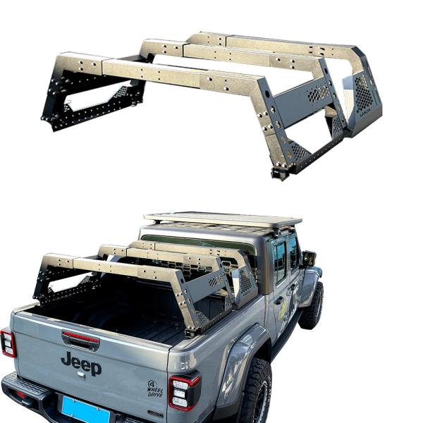 Powder Coated Q235-B Bed Rack System for Toyota Pick Up Truck Cover and Canopy