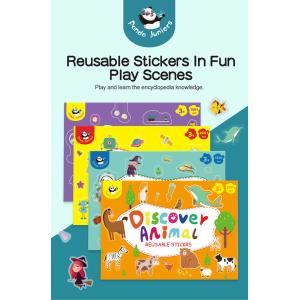Discover Game Reusable Sticker Book