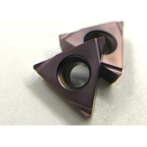 TPGH090204L CNC Carbide Inserts , Carbide Tool Inserts With ISO Standard