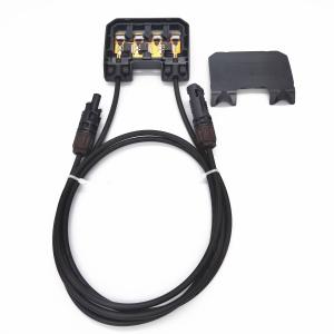 TUV 1500V Solar PV Junction Box 200W 25A UL94 V0 Flame Class IP67