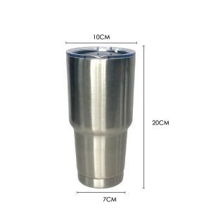 20oz And 30oz Blank Sublimation Tumblers Double Walled Vacuum Insulated