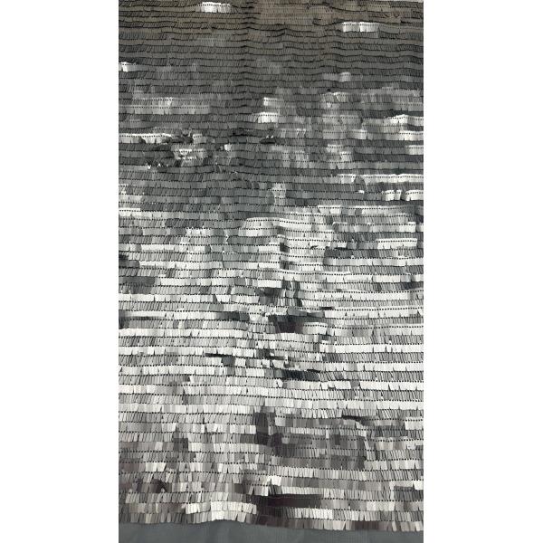 Leafy Sequin Embroiderey Metal Fabric Durable and Elegant Embroidery Fabric Wedding Party Occasions Hight Quality Embroidery Fabric