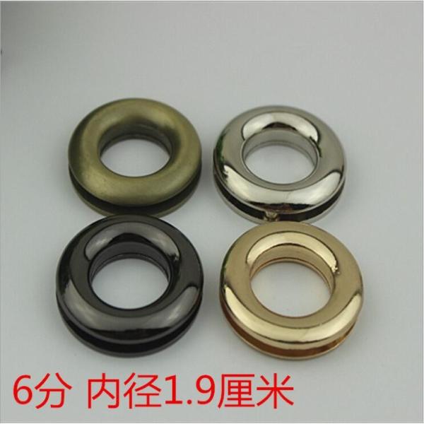 Buy Wholesales high quality different color zinc alloy 19 mm round metal screw eyelets for handbags at wholesale prices