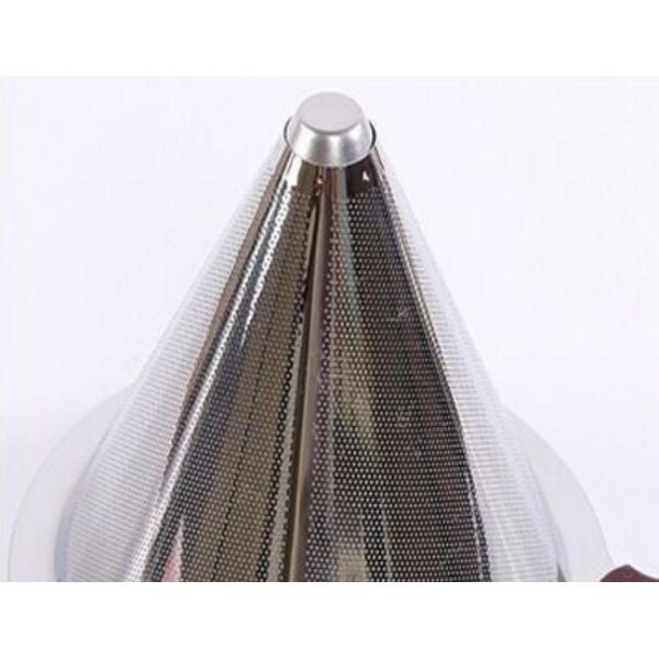 Reusable Hygienic Metal Stainless Steel Coffee Strainer Out Diameter 89mm-220mm