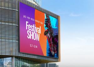 China Digital Signage Outdoor Led Video Wall Wall Mounted Pole Support Type on sale
