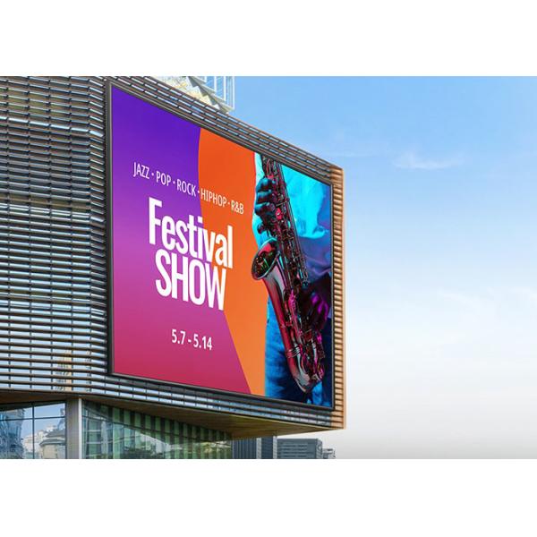 Buy Digital Signage Outdoor Led Video Wall Wall Mounted Pole Support Type at wholesale prices