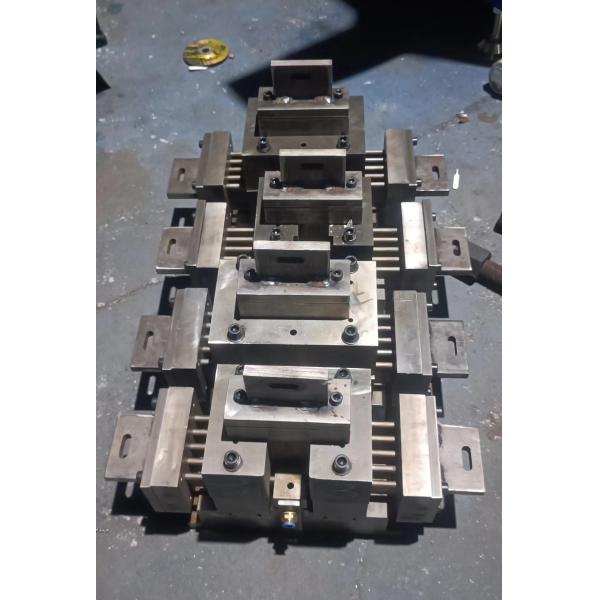 China Shenzhen HYPET PVC High-speed Four Stations Cable Channel Making Machine/ PVC Wiring Duct Trunking Extrusion Production Line