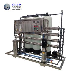 Stainless Steel RO Water Treatment Equipment Bright Silver High Efficiency