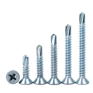 China Self drilling dovetail screw with cross drilled design and DIN/GB/ISO thread types on sale