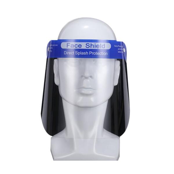 Buy Elastic Clear Plastic Face Shield Strong Rope Isolated Droplets Wide Application at wholesale prices