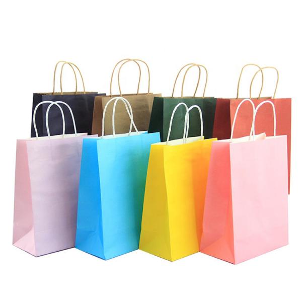 Buy Shock Resistance 16x6x12inches Rope Handle Paper Bags at wholesale prices