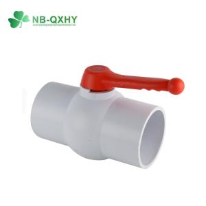 Quality Structure Flexible Ball Valve 1/2&quot;-2&quot; Inch ASTM Standard Schedule 40 PVC for Water Supply for sale