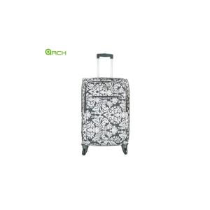 Printing Material Soft Sided Luggage with Two Pockets