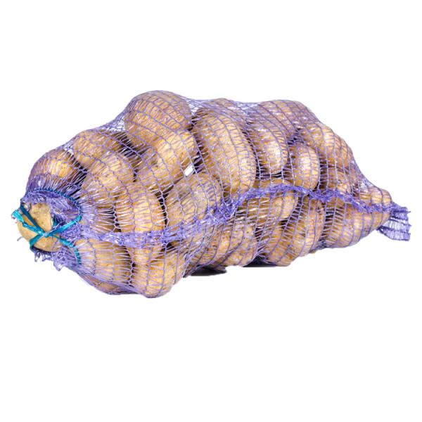 50*80 CM PE Knitted Raschel Mesh Bag for Potatoes Onions Customized Size and Sample