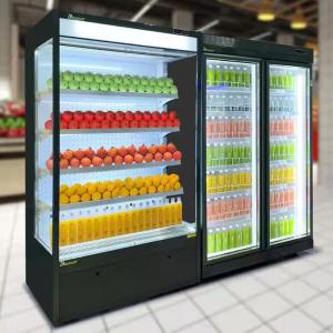 Commercial Convenience Store Mini Multi Deck Chiller With Night Curtain