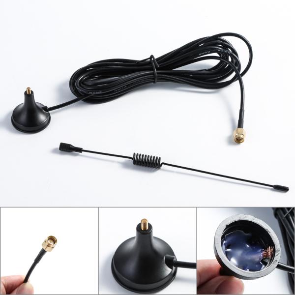 Vertical Polarization High Gain 30dbi GSM 3G 4G Car Indoor Antenna with Magnetic Base
