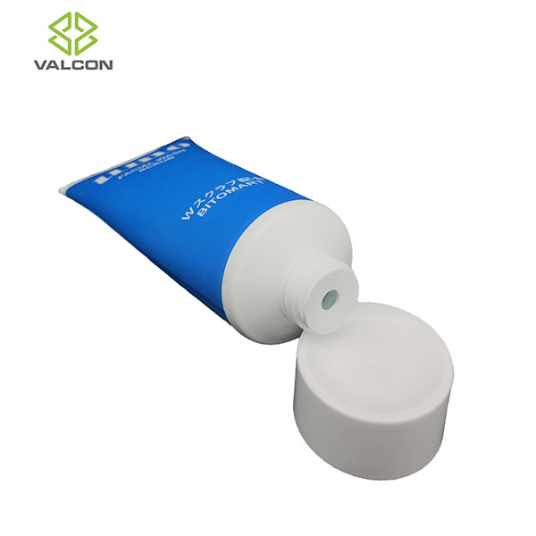 End Sealing Empty Lotion Tubes , Cream Tube Packaging 150 ML Facial Wash