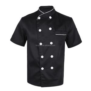 Quality Restaurant Hotel Worker Lightweight Chef Coats Short Sleeve for sale