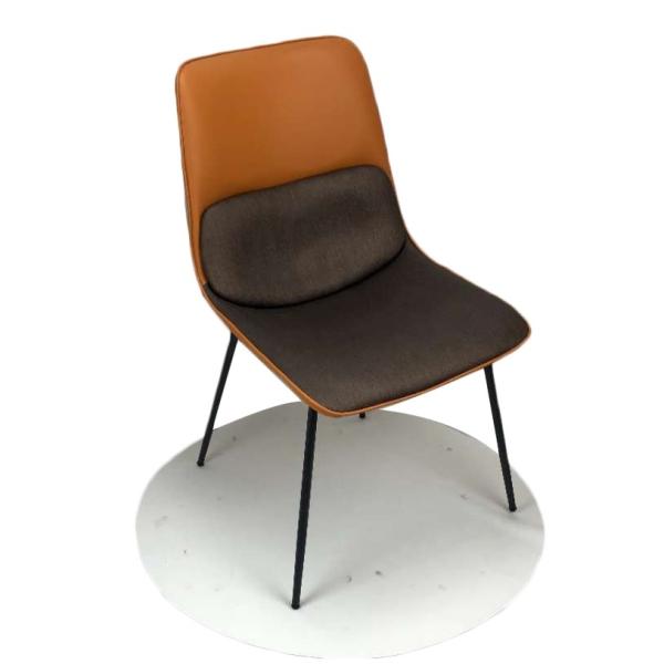 Buy Blue PU Leather Cushions 840mm 6.8KGS Modern Leisure Chair at wholesale prices