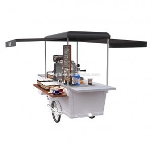 China Tricycle 300kg Load Hot Dog Vending Cart For Sausage on sale